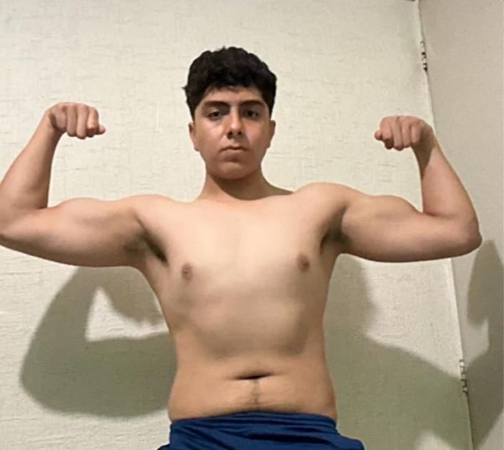 Fotografía de antes de un proceso de entrenamiento.